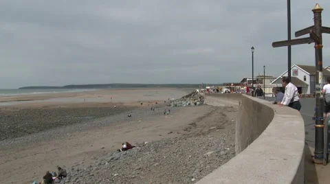 Westward Ho! Beach Stock-Footage 65560694
