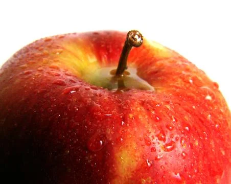 Wet apple Stock Photos