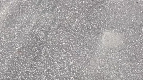 Wet Asphalt Road After Rainfall Stock Footage 328619765