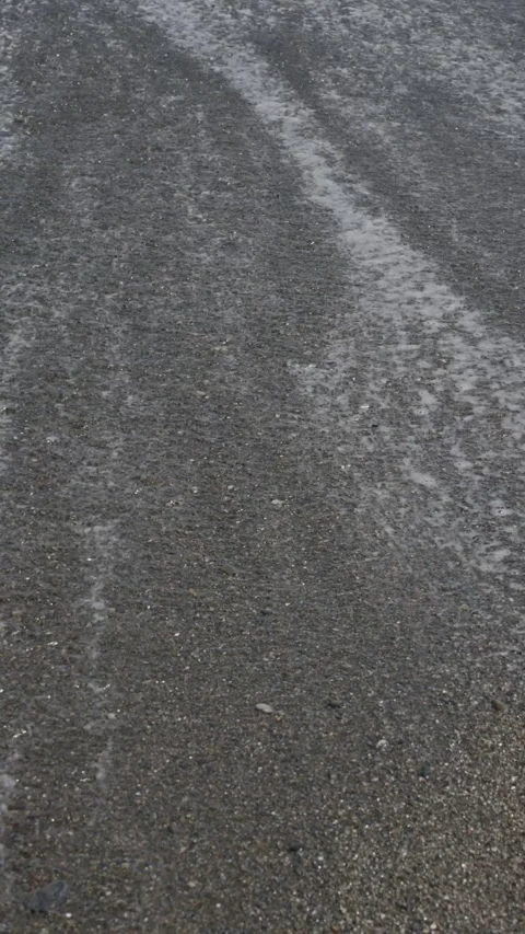 Wet beach shore texture after rain Stock Footage 337901118