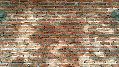 Wet  brick wall texture Stock Photos