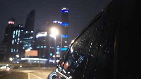 Wet car windows. Stock Footage 150106563