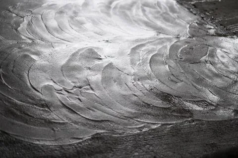 Wet Cement with Rough Texture Stock Photos