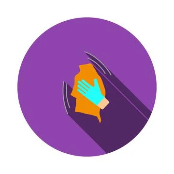 Wet Cleaning Icon Stock Illustration