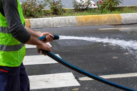 Wet cleaning 写真素材