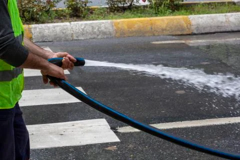 Wet cleaning Stock Photos