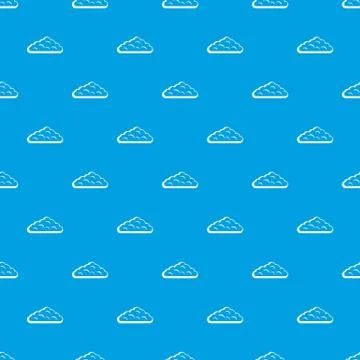 Wet cloud pattern seamless blue 스톡 일러스트