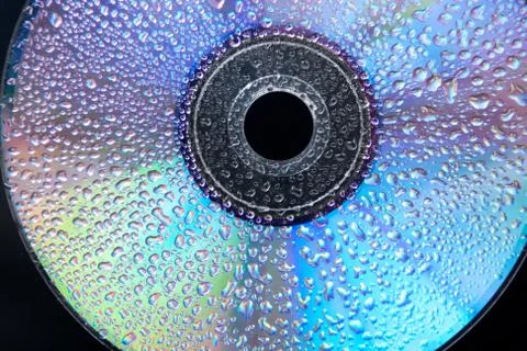 Wet dvd Stock Photos