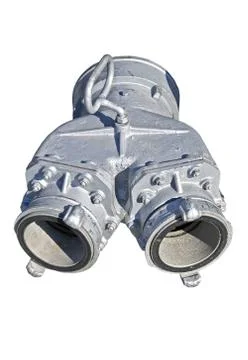 Wet fire hydrants Stock Photos