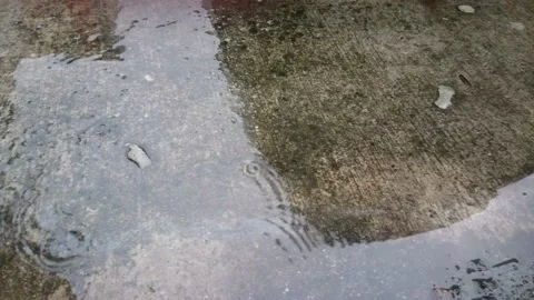 Wet floor Stock Footage 145843220