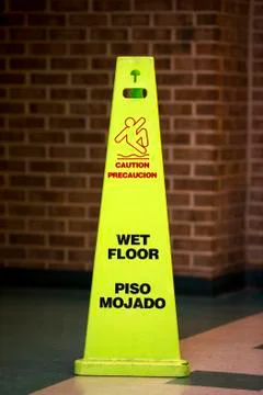 Wet floor Stock Photos