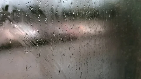 Wet glass Stock Footage 98422840