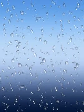 Wet glass window background Stock Illustration