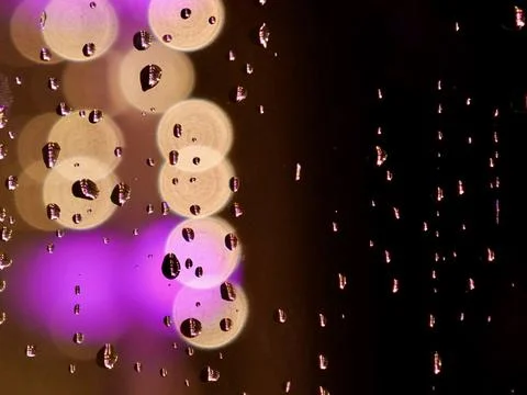 Wet light dots  写真素材