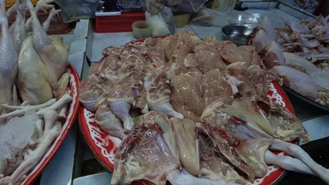 Wet market Video stock 123567672