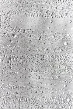 Wet misted window Stock Photos