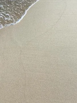 Wet sand texture, beach, background Stock Photos