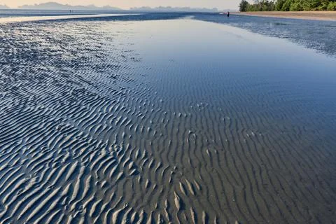Wet Sand Texture Stock Photos