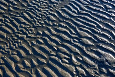 Wet Sand Texture Stock Photos