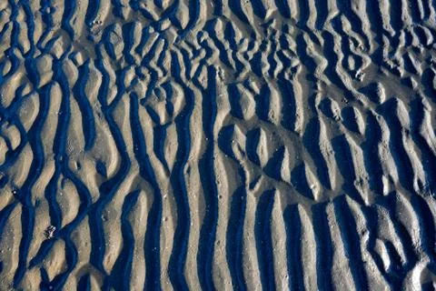 Wet Sand Texture Stock Photos