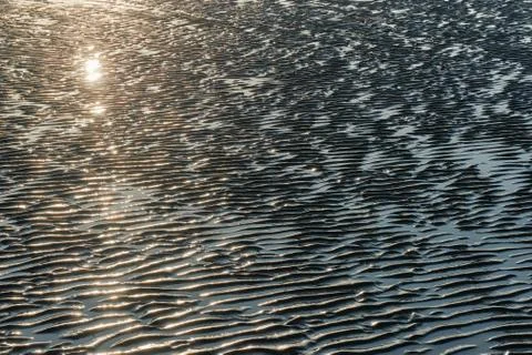 Wet Sand Texture Stock Photos