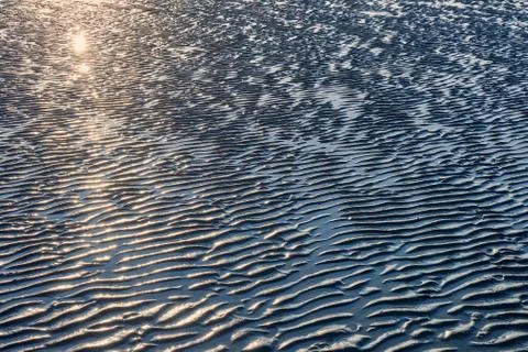 Wet Sand Texture Stock Photos