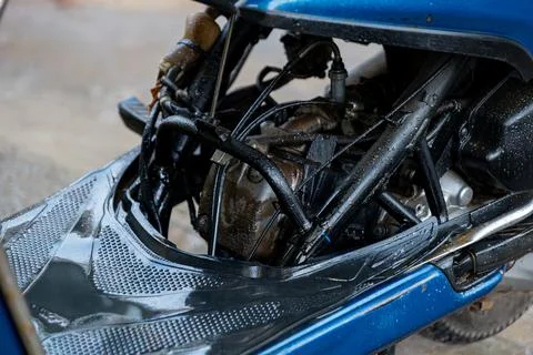 Wet Scooter Engine Photos