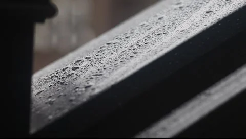 Wet Staircase Handrail 스톡 동영상 1072168