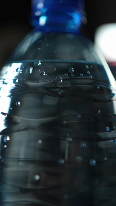 A wet water bottle Stock Footage 327066753