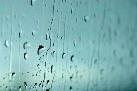 Wet window Stock Photos