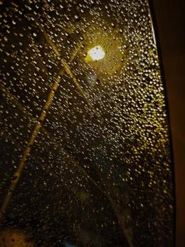 Wet window Stock Photos