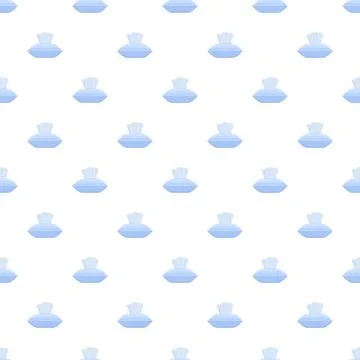 Wet wipes package pattern for hygiene and cleaning Stock Illustration
