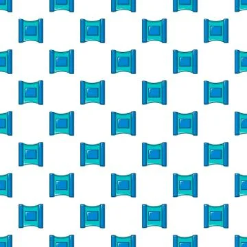 Wet wipes package pattern seamless Illustrazione stock