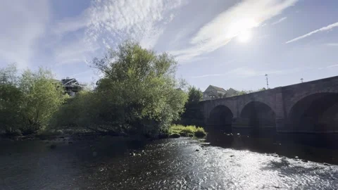 Wetherby Bridge Stock Footage 284233541