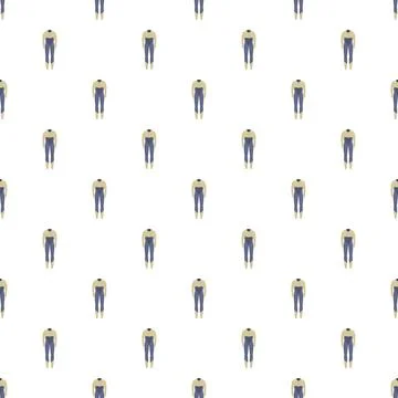 Wetsuit or diving suit seamless pattern background 스톡 일러스트