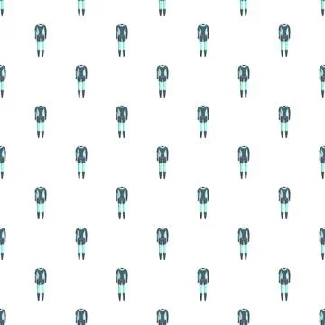 Wetsuit pattern forming seamless background for aquatic activities Illustrazione stock