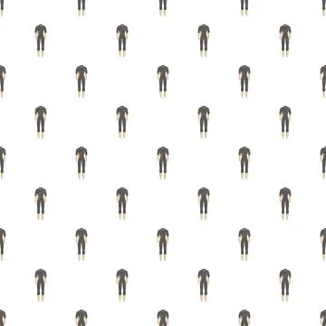 Wetsuit pattern repeating background for water sports Illustrazione stock