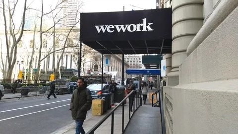 Wework 40th Street Manhattan Stock Footage 105474213