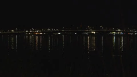 Wexford Town at night Stock Footage 340169539