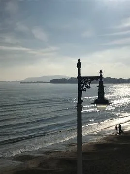 Weymouth beach landscape Stock Photos