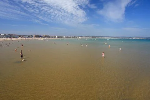 Weymouth beach Stock Photos
