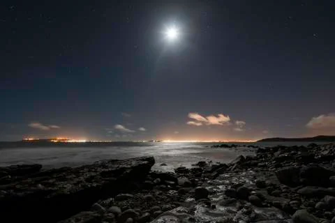 Weymouth by Moonlight Stock Photos
