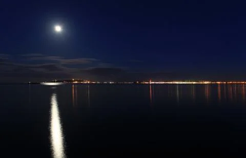 Weymouth at night Stock Photos