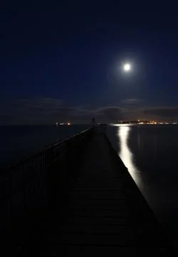 Weymouth at night Stock Photos