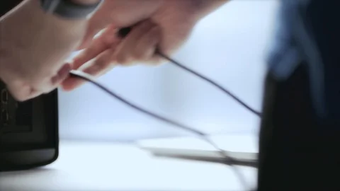 WFH Day 28_assembling external gpu Video stock 129725278