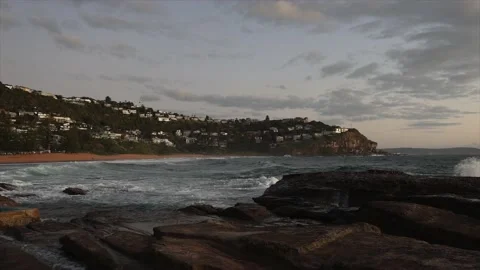 Whale Beach - Sydney Stock Footage 231216101