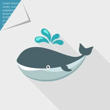 Whale icon 스톡 일러스트