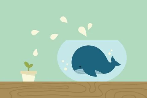 Whale Stock Illustration