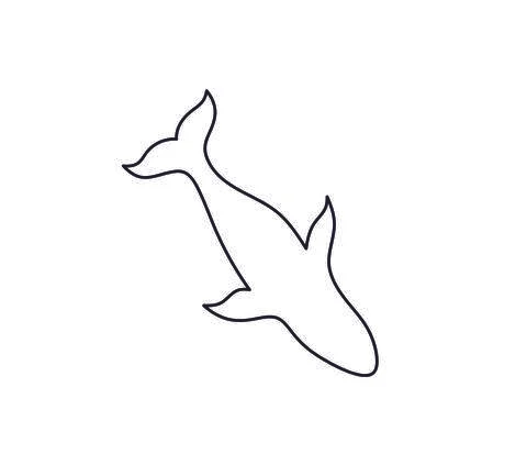 Whale up Stock Illustration