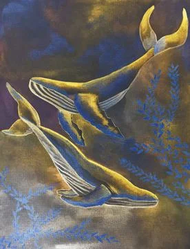 Whale Illustrazione stock